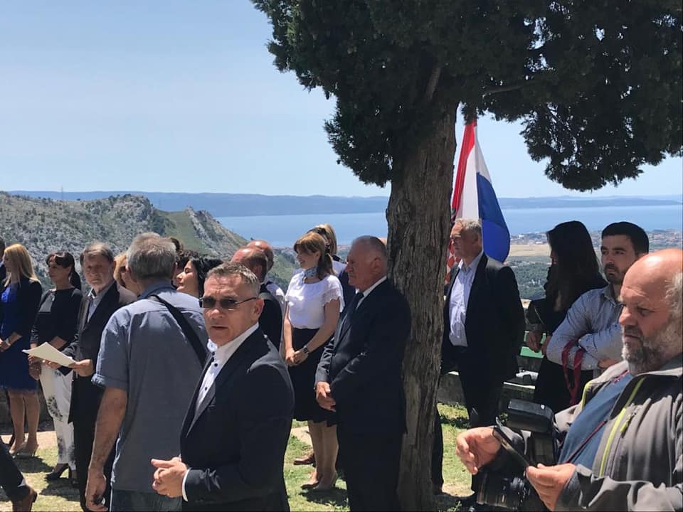 Nezavisna kandidatkinja na listi Domovinskog pokreta Miroslava Škore, Karolina Vidović Krišto predstavljena na tvrđavi Klis