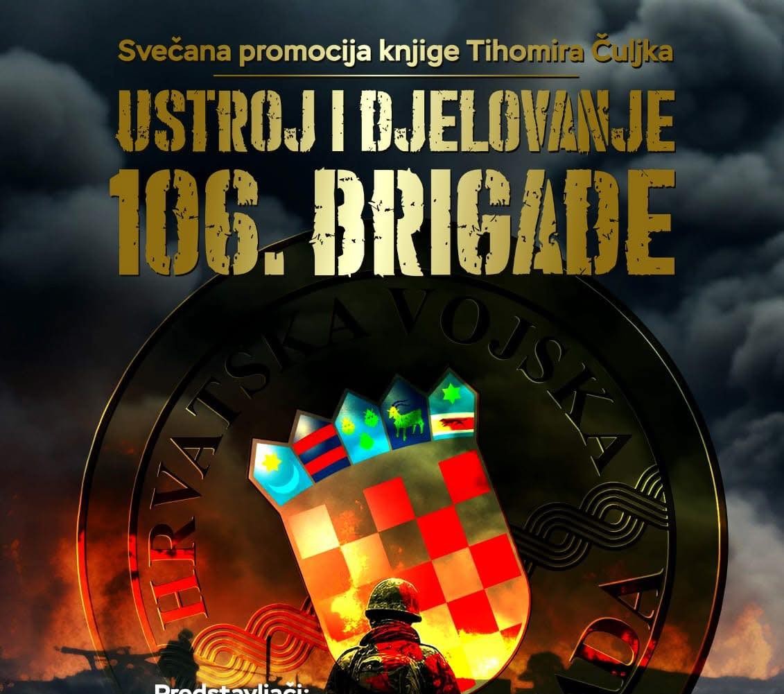 Predstavljanje knjige “Ustroj i djelovanje 106. brigade” uz javno ograđivanje Udruge veterana