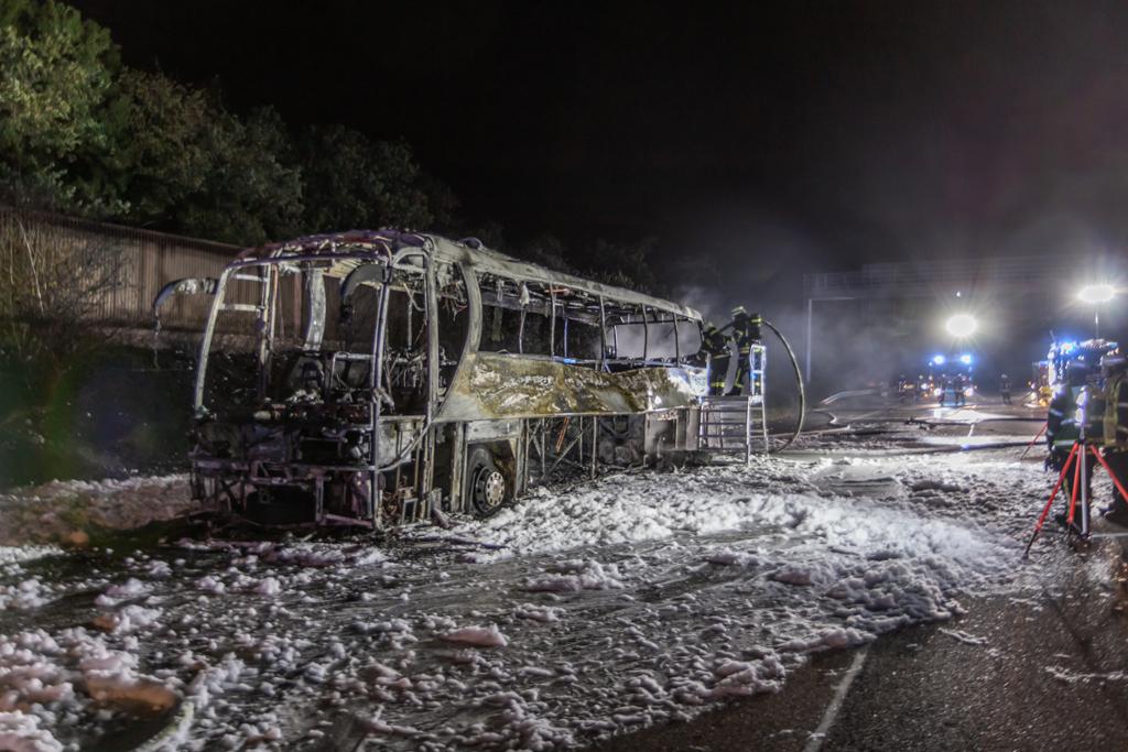 STRAVA NA AUTOCESTI U NJEMAČKOJ! Zapalio se autobus iz Hrvatske