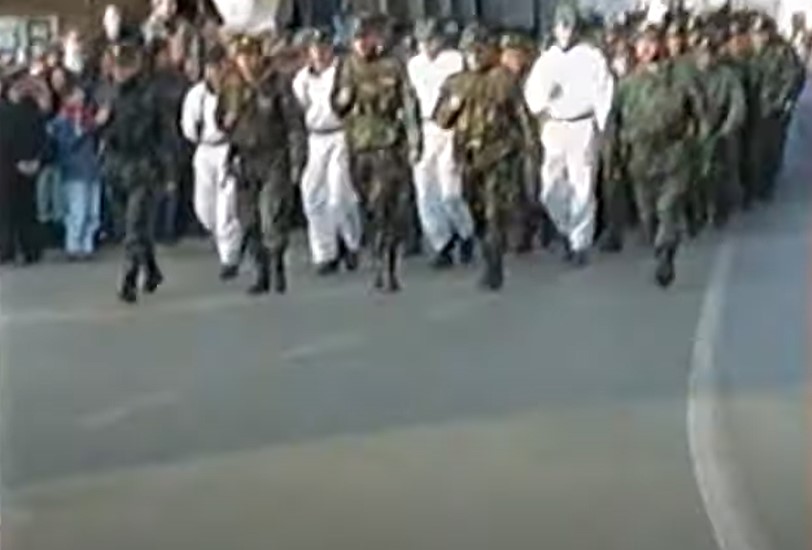 SVEČANA PRISEGA 123. POŽEŠKE BRIGADE - 19. SIJEČNJA 1992. godine