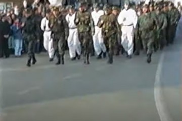 SVEČANA PRISEGA 123. POŽEŠKE BRIGADE - 19. SIJEČNJA 1992. godine