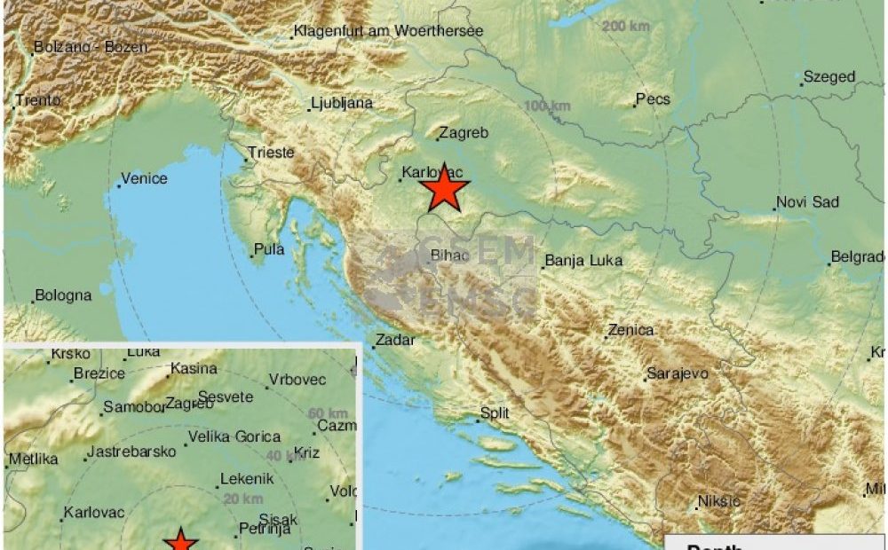 JAKA TUTNJAVA: Novi potres jačine 4,1 stupanj po Richteru pogodio središnju Hrvatsku