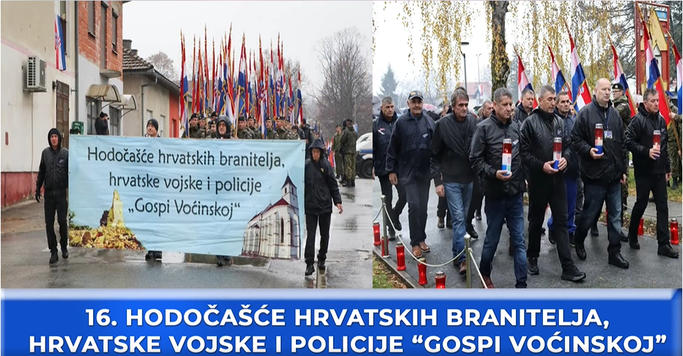 16. Hodočašće hrvatskih branitelja, vojske i policije "Gospi Voćinskoj"