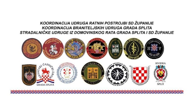 Koordinacije braniteljskih udruga iz Domovinskog rata traži usvajanje načela