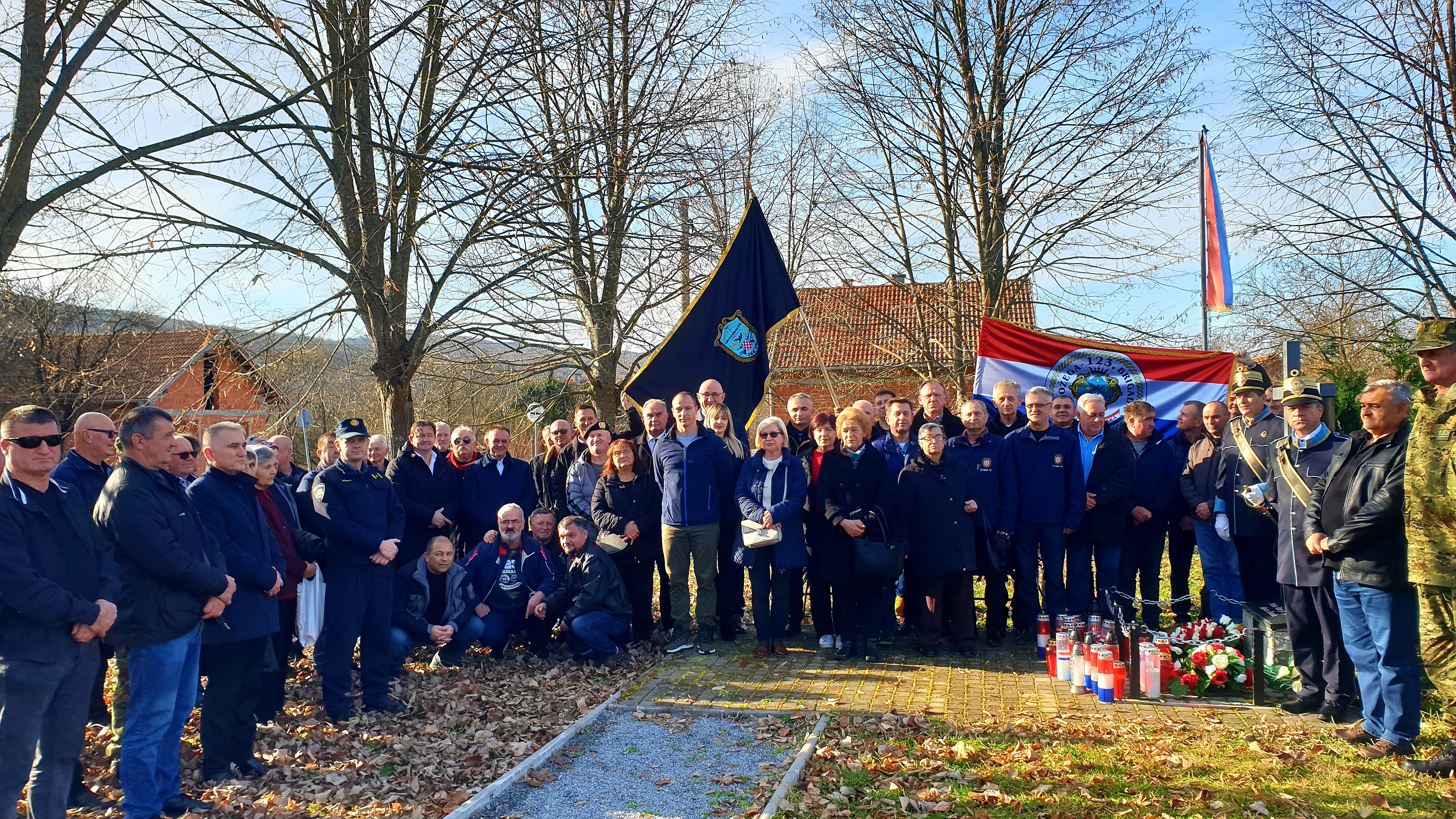 Udruga ratnih veterana 63.samostalne gardijske bojne Zbora narodne garde Požega u Španovici odala počast četvorici svojih suboraca koji su poginuli u akciji „Orada”