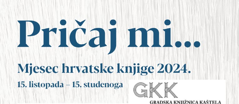 Mjesec hrvatske knjige u Gradskoj knjižnici Kaštela prepun priča i aktivnosti