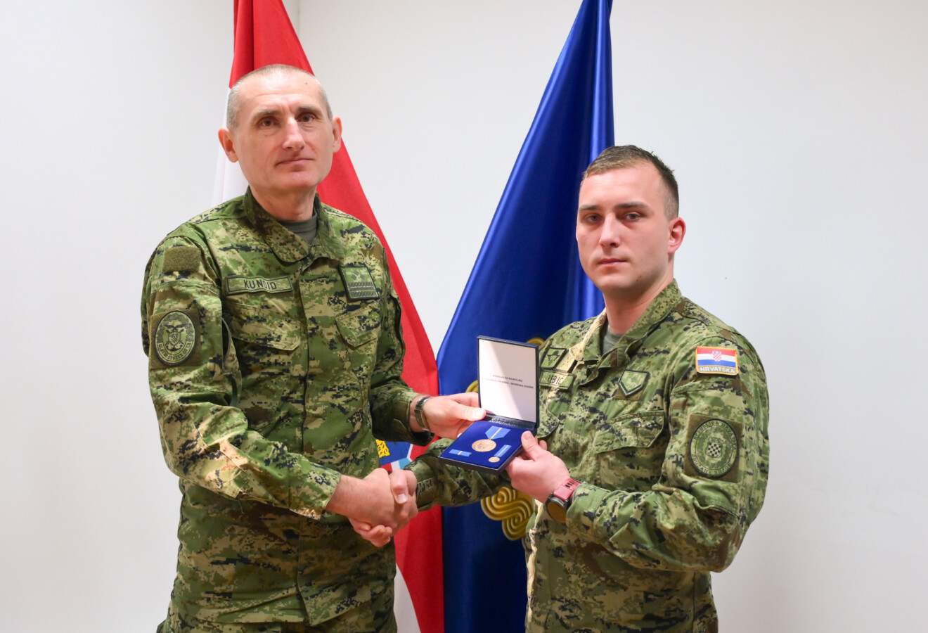 Najbolji dočasnik 2024. godine, skupnik Josip Rebić, odlikovan za iznimna vojna postignuća