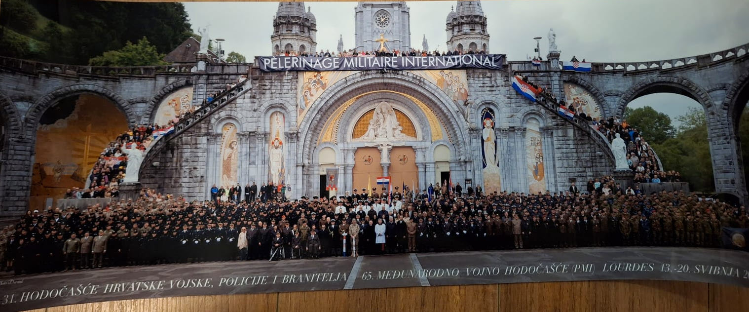 Udruga hrvatskih branitelja RH i ove godine sudjelovala na 31. vojnom hodočašću u Lourdesu
