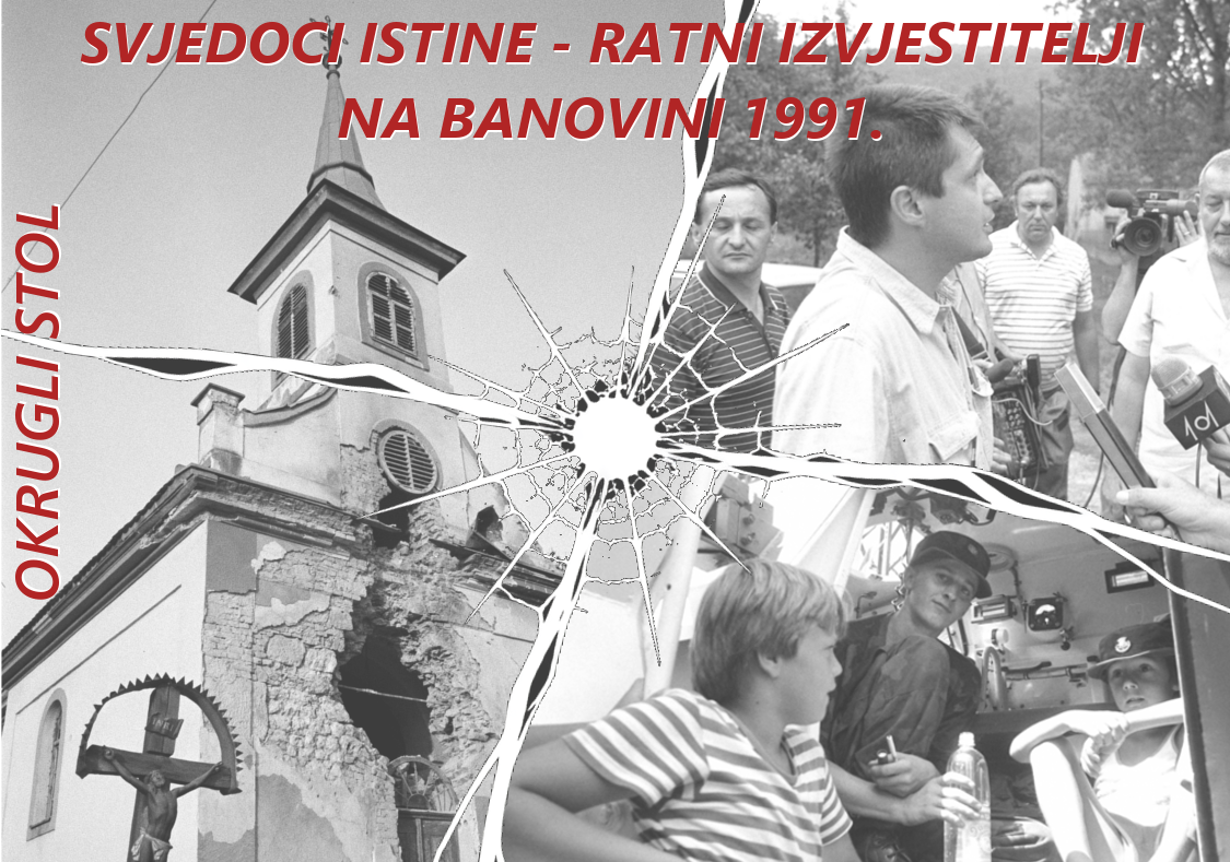 Održan okrugli stol „Svjedoci istine – ratni izvjestitelji na Banovini 1991.“ u Petrinji