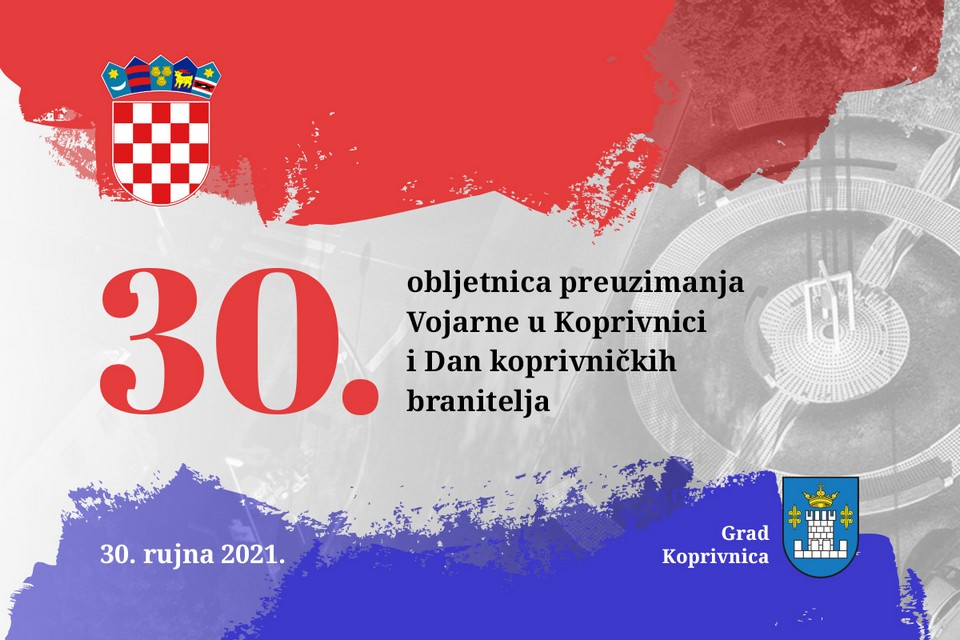 U četvrtak svečano obilježavanje 30. obljetnice preuzimanja Vojarne u Koprivnici i Dana koprivničkih branitelja
