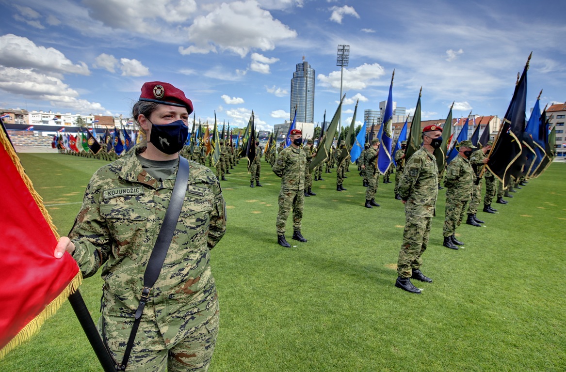 Na stadionu u Kranjčevićevoj generalna proba za 30. obljetnicu Hrvatske vojske