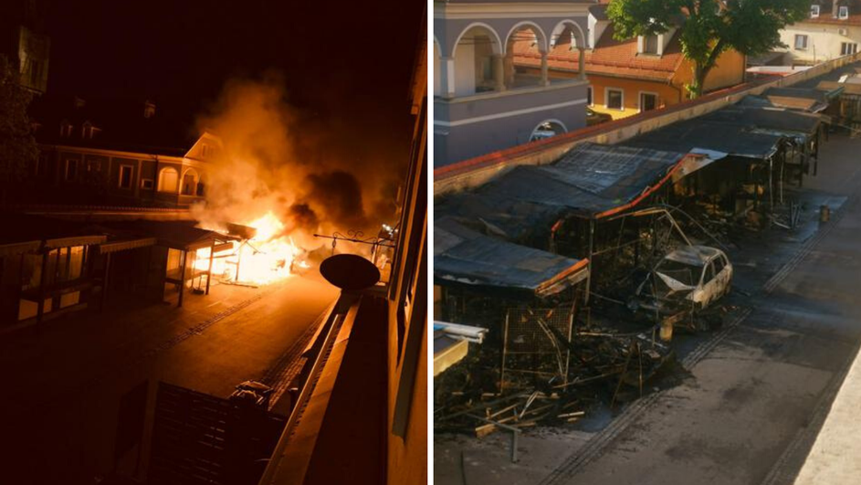 Požar na Opatovini kod Dolca: 'Popucali su nam svi prozori'