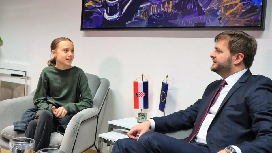 Ministar Ćorić pričao s Gretom: 'Ja ne bih trebala biti ovdje'