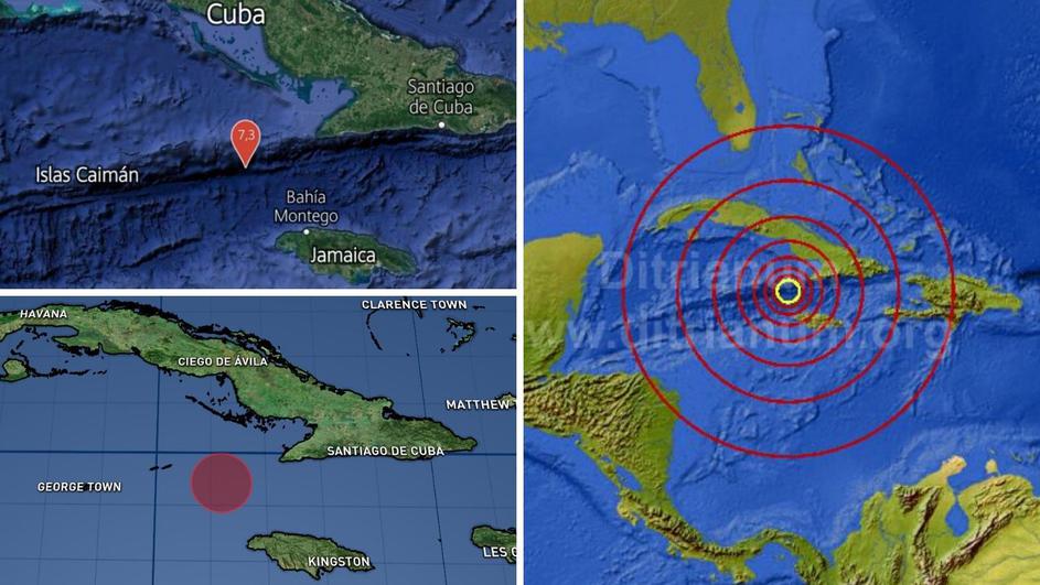 Tresli se Karibi: Snažan potres pogodio je Jamajku i Kubu