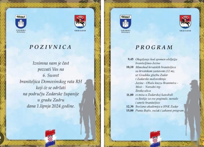 6. Susret braniteljica Domovinskog rata RH u Zadru