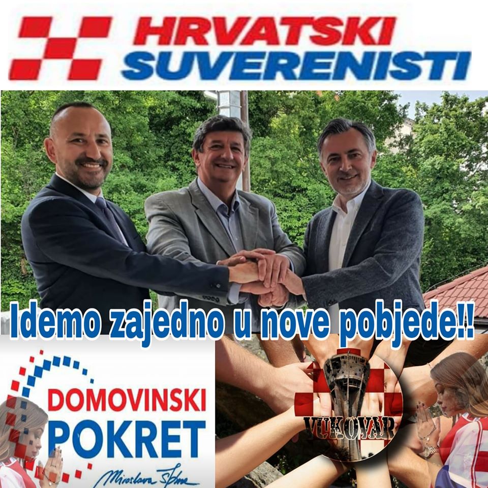HRVATSKI SUVERENISTI I DOMOVINSKI POKRET PONOSNO ZAJEDNO U NOVE POBJEDE