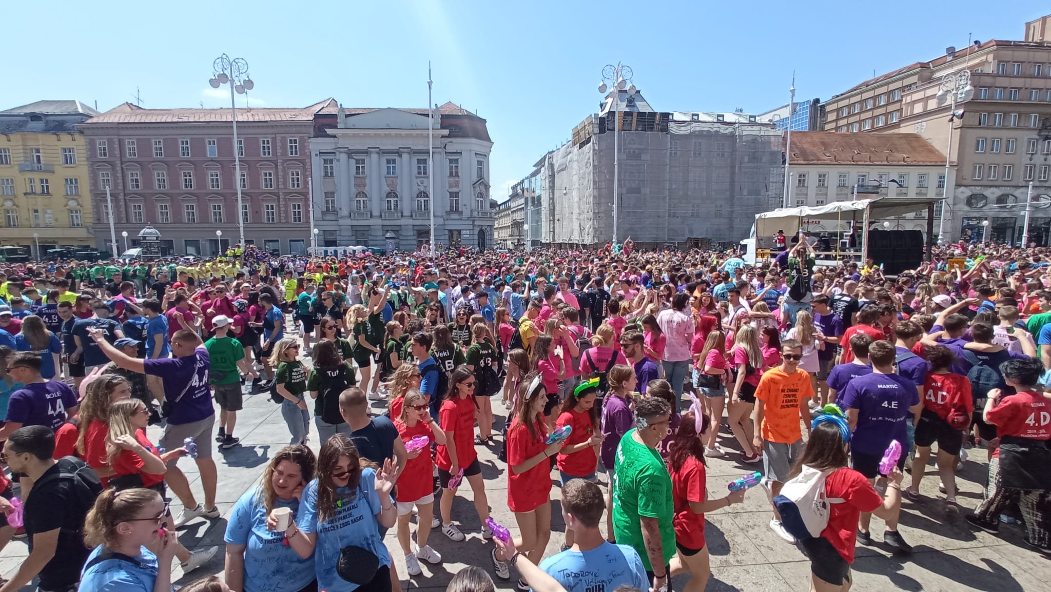 Maturanti slave svoj dan: Posebna regulacija prometa u Zagrebu