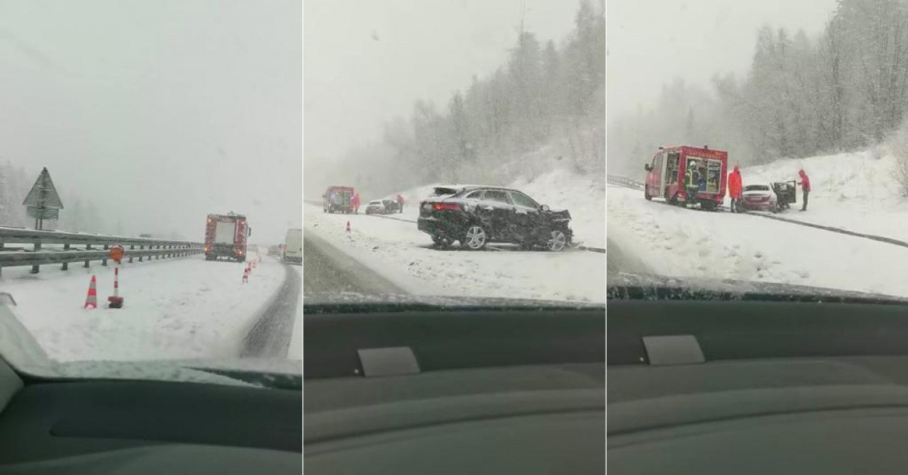 NEVRIJEME Snježna oluja izazvala prometni kaos, uveden niz zabrana, na autocesti A6 dogodilo se više nesreća