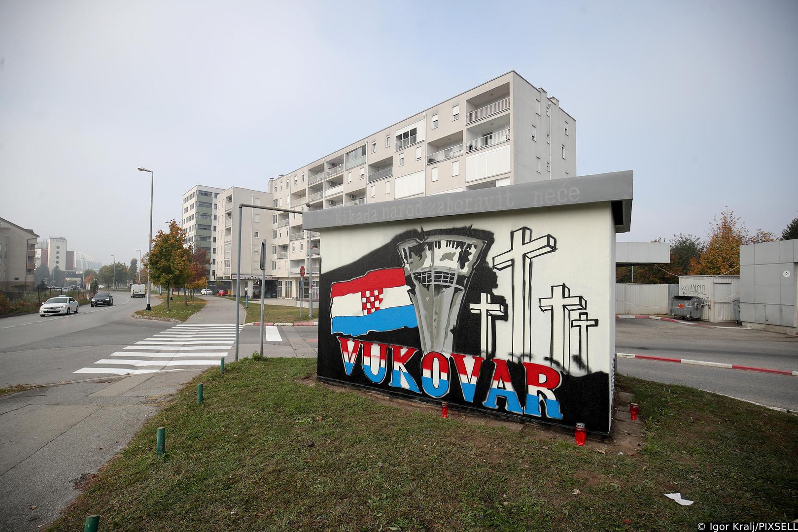 ZUHBL PTSP RH: Reakcija na uklanjanje murala posvećen Vukovaru sa trafostanice u Zagrebu