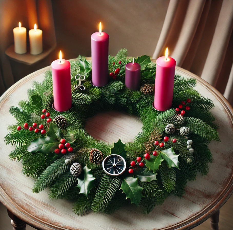 RADIONICA: Izrada adventskog vijenca