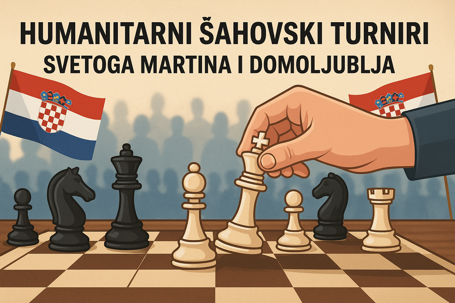 Najava: Šahovski turniri Svetoga Martina i memorijal „Voda, kruh i mlijeko”