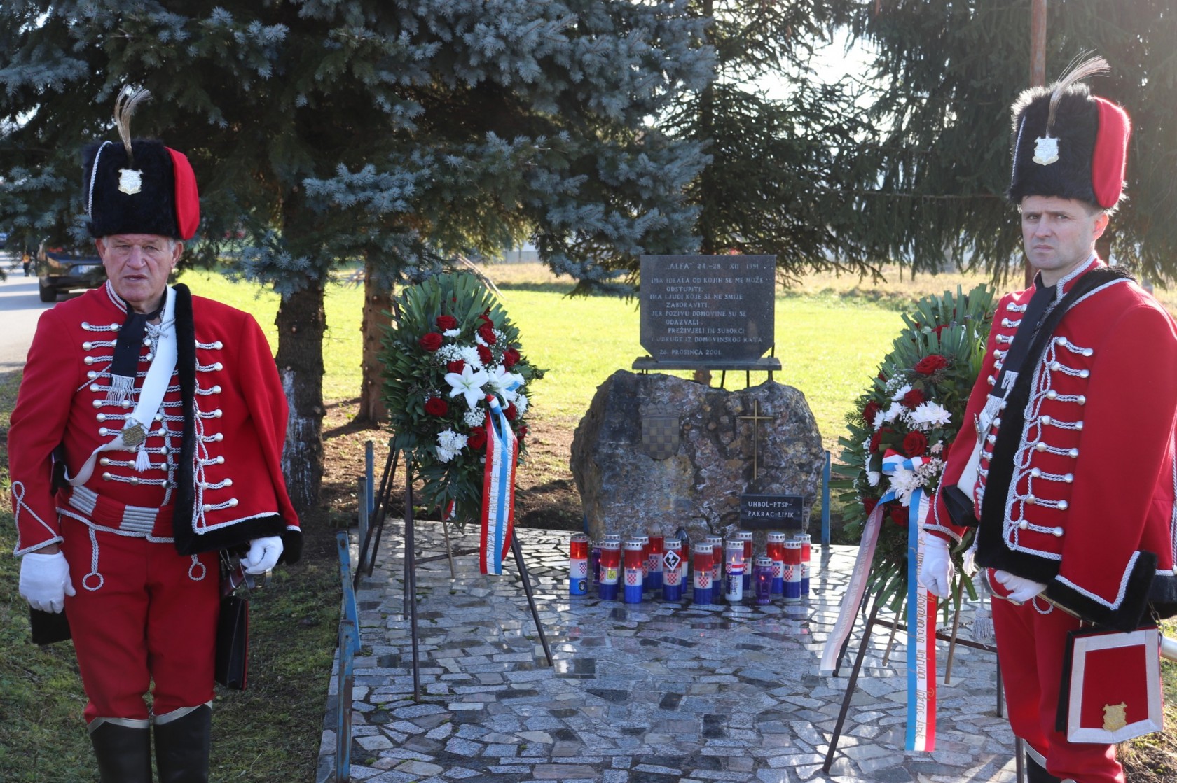 SJEĆANJE NA HEROJSKU ŽRTVU HRVATSKIH BRANITELJA Obilježavanje 31. godišnjice akcije "Alfa 91."