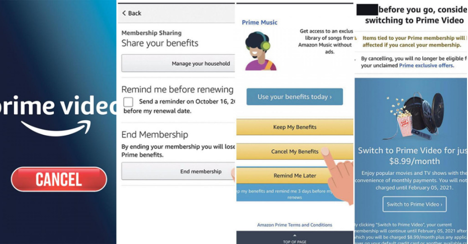 Za pretplatu na Amazon Primeu treba samo jedan klik, ali za odjavu treba proći pravu kalvariju