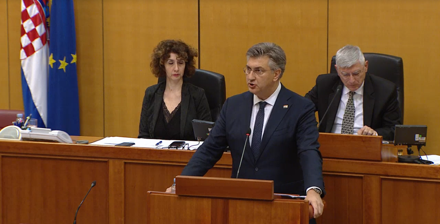 Pročitajte govor premijera Andrije Plenkovića o stanju nacije