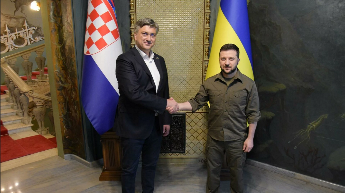 Zelenski u Bruxellesu prvi put nakon početka ruske agresije: Sastat će se s Plenkovićem