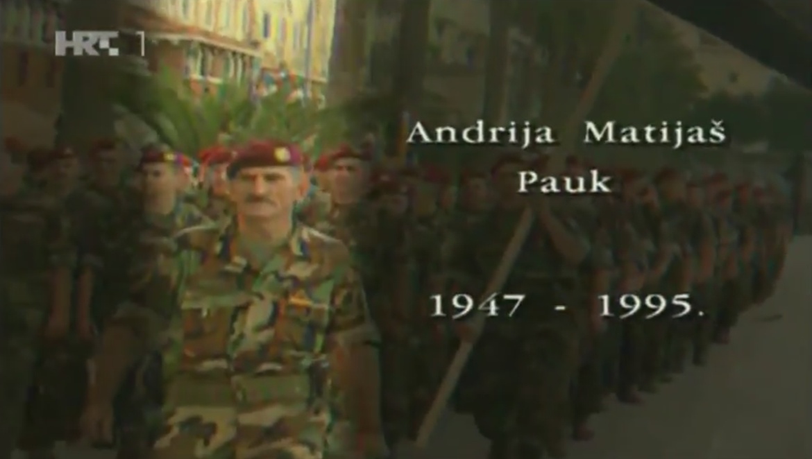 9. listopada 1995. - Sjećanje na heroja Domovinskog rata Andriju Matijaša Pauka