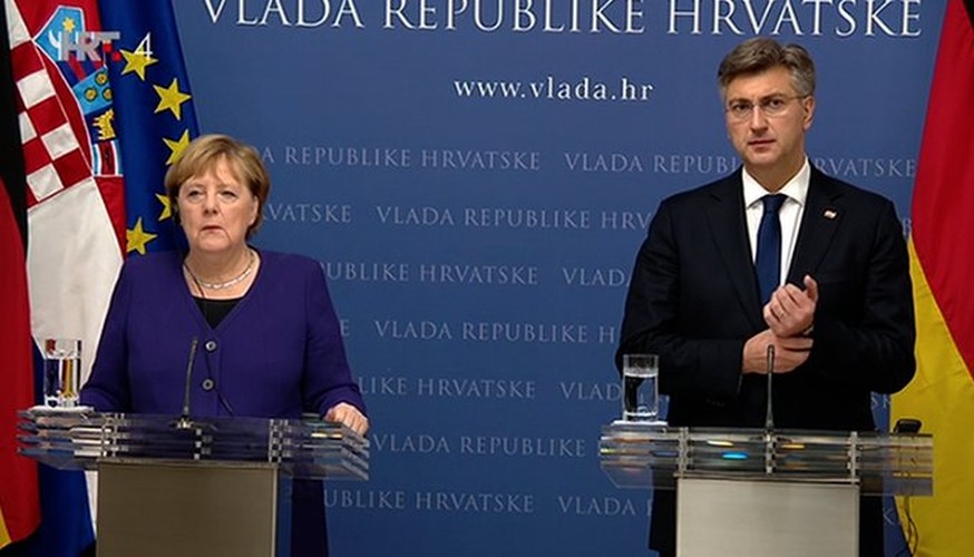 Angela Merkel branila hrvatske napore u zaštiti vanjskih granica EU-a