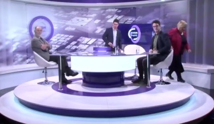 Pauk digao auto Anke Mrak Taritaš dok je gostovala na televiziji (VIDEO)