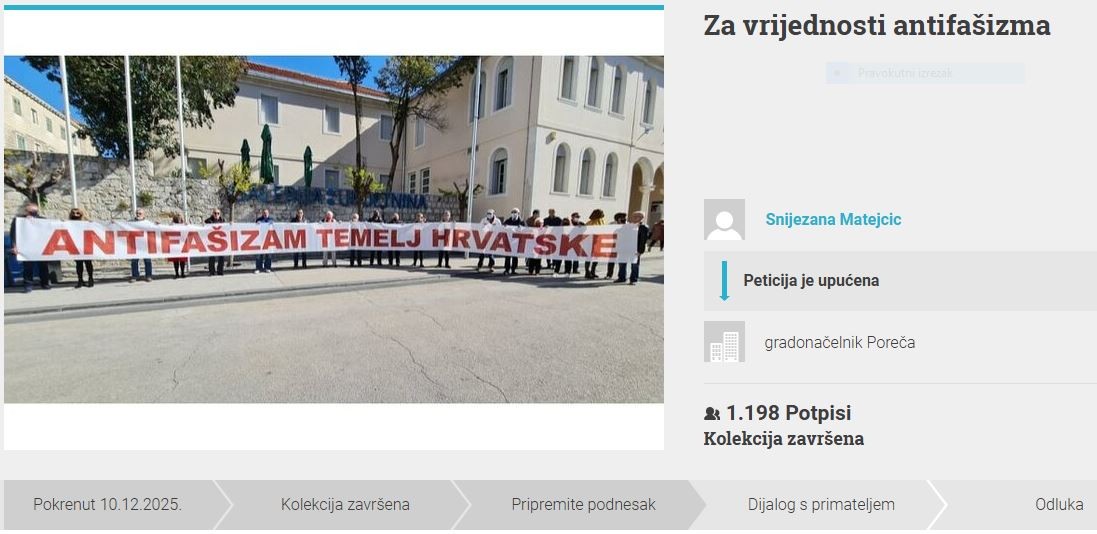 Fjasko peticije Sniježane Matejčić protiv koncerta M.P. Thompsona u Poreču