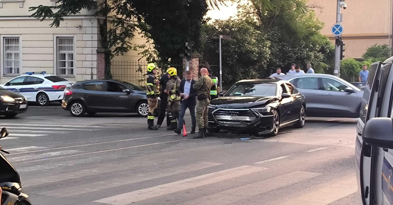 SUDAR NA ILICI Audi ministra obrane sudjelovao u nesreći u centru Zagreba, ima ozlijeđenih?