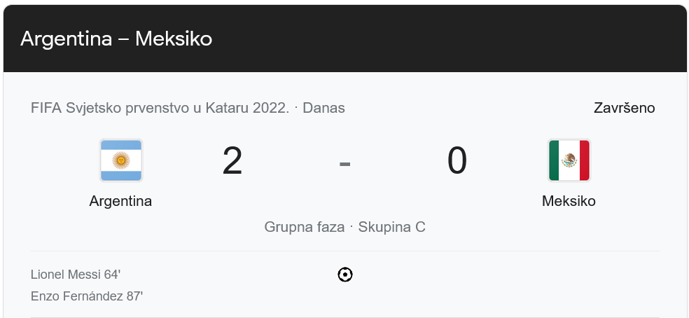 Messi i Fernandez srušili Meksikance!