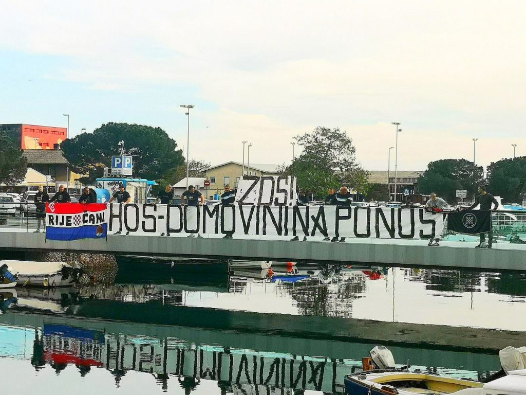 Navijači kažnjeni zbog transparenta kojim su odavali počast HOS-ovcima: Sudu sporan ‘ZDS’