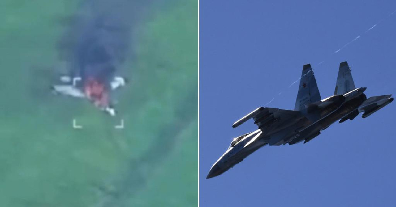 Ukrajinci tvrde da su oborili jedan od najboljih ruskih borbenih aviona, objavili snimku. Jedan detalj je intrigantan