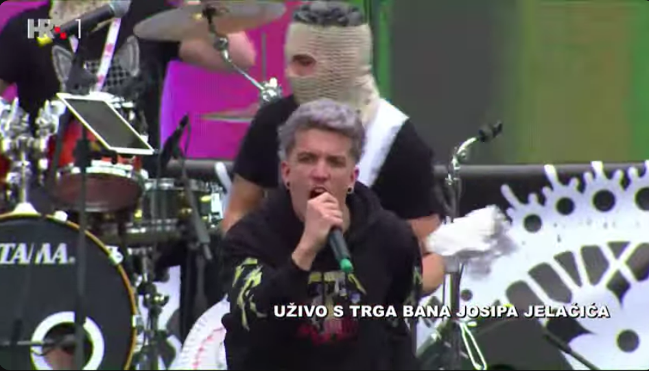 Pogledajte spektakularan doček Baby Lasagne na trgu u Zagrebu