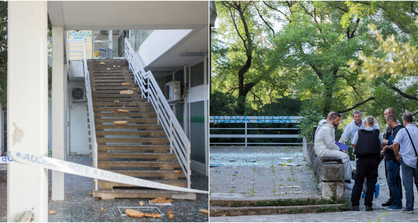 FOTO Riječane probudila snažna eksplozija: Lopovi raznijeli bankomat, policija traga za njima