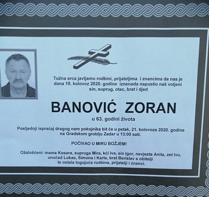 Posljednji pozdrav ratniku - BANOVIĆ ZORAN