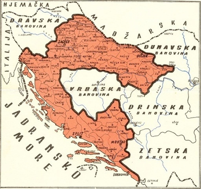 26. kolovoza 1939. stvorena Banovina Hrvatska