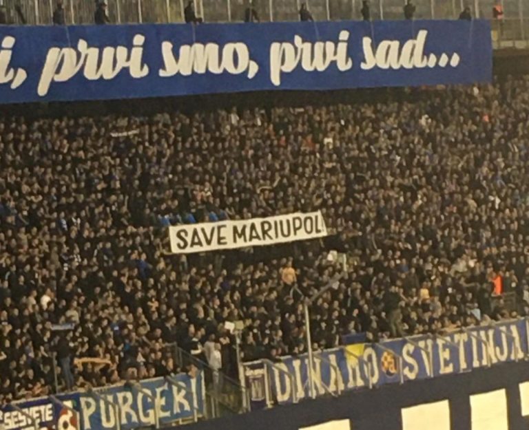 BBB razvili transparent ‘Spasite Mariupolj’