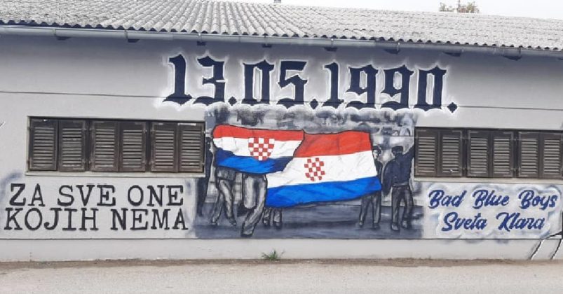 Bad Blue Boysi naslikali novi domoljubni mural u Svetoj Klari: “Za sve onih kojih nema”