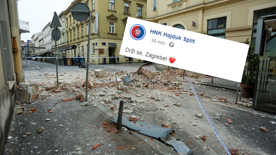 Rivalstvo je nebitno, Hajduk poručio: 'Drži se, Zagrebe...'