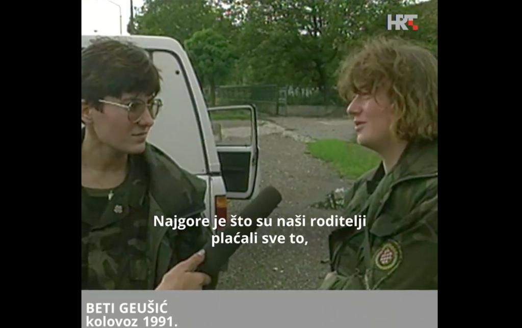 Junakinje obrane Vukovara – ratne priče Beti Geušić i Vasilije Tucker