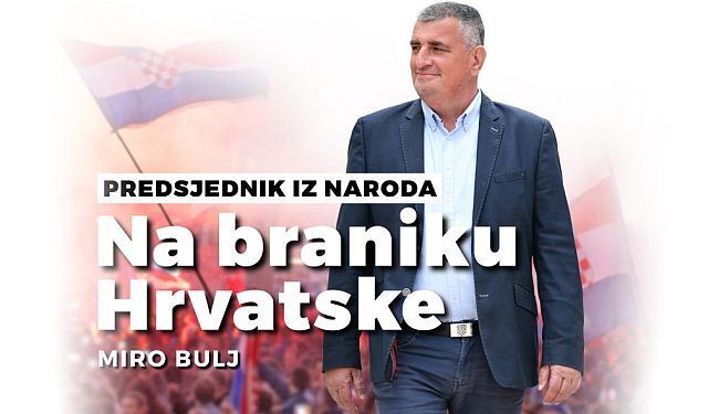 Miro Bulj predao kandidaturu za predsjednika: "Pučki pravobranitelj i narodni kandidat"