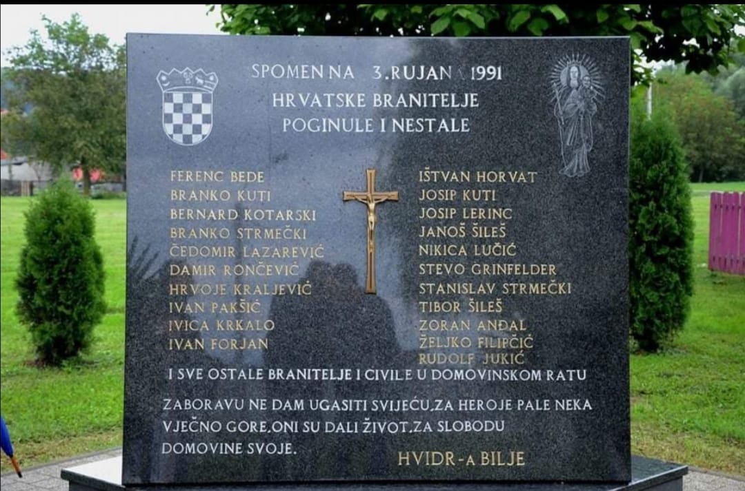 Da se ne zaboravi krvavi 3. rujan 1991. godine