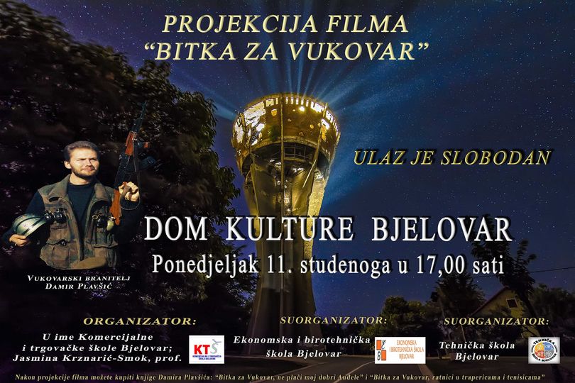 POZIV NA FILMSKU PROJEKCIJU: "BITKA ZA VUKOVAR"