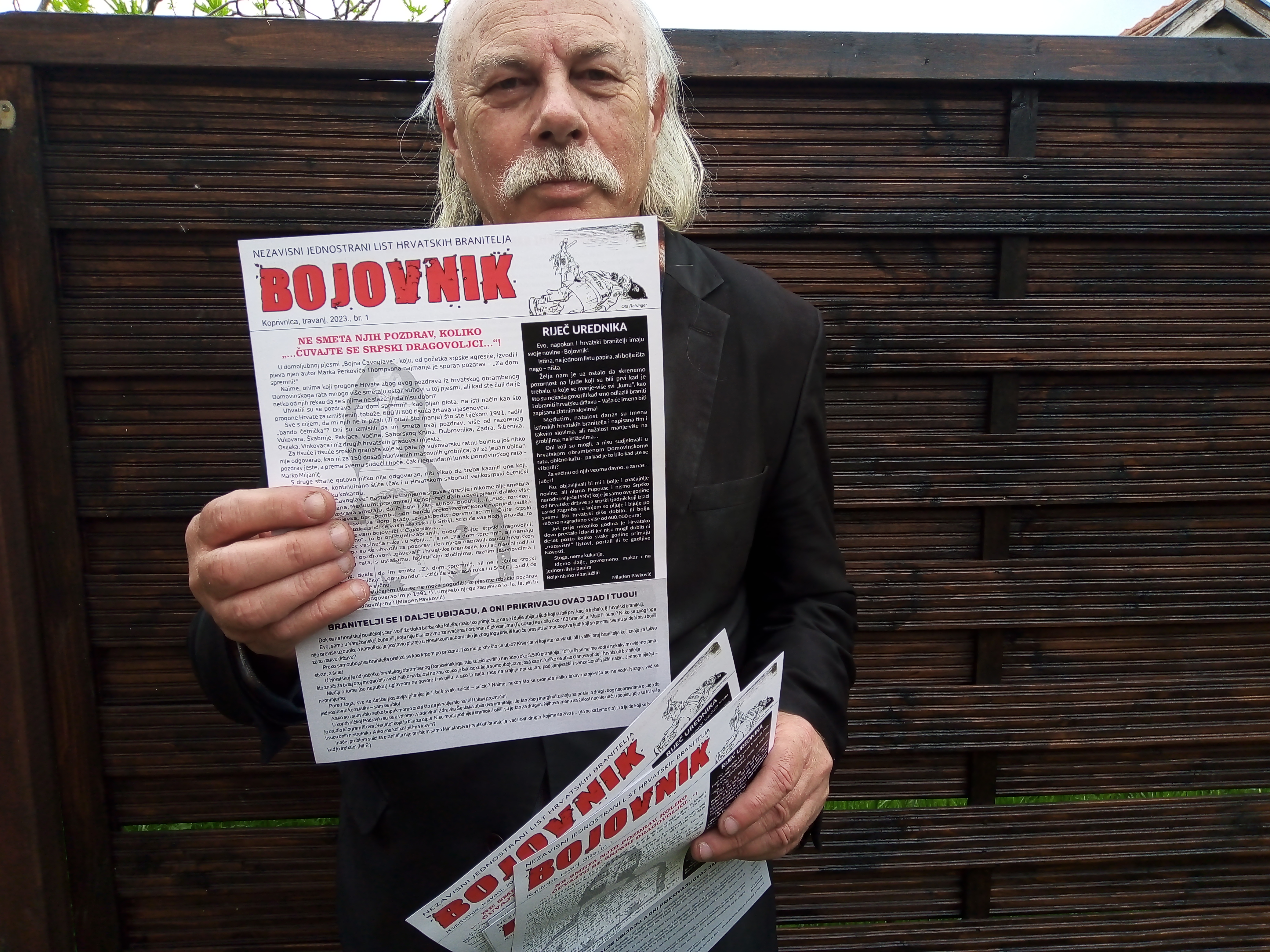 Branitelji objavili novine na 1 stranici, ili bolje išta nego ništa!