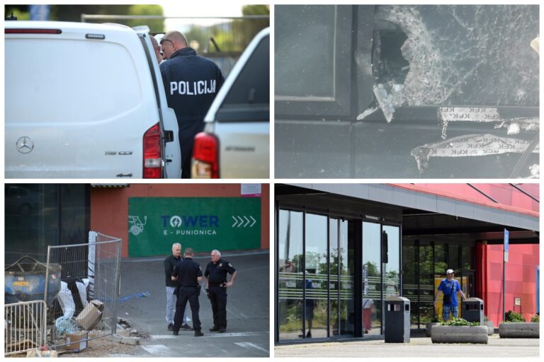 SERIJSKI BOMBAŠI U RIJECI   Na mjestu eksplozije prijeteći grafit na ćirilici